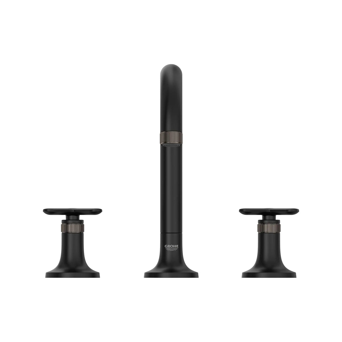 Grohe Listra 1.2 GPM Deck Mount Widespread Matte Black Infinity Finish Faucet