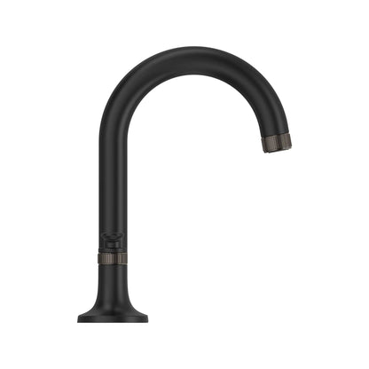 Grohe Listra 1.2 GPM Deck Mount Widespread Matte Black Infinity Finish Faucet