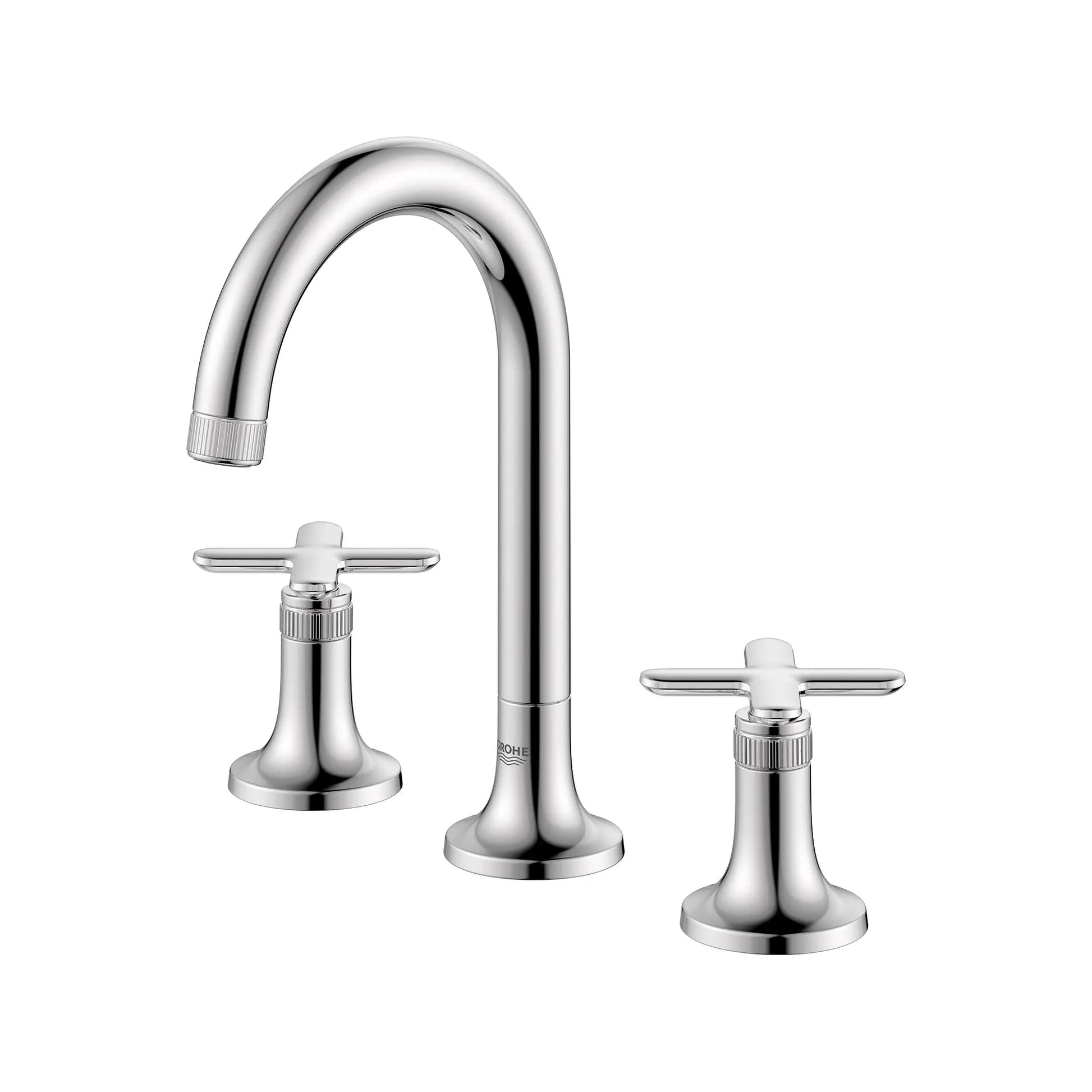 Grohe Listra 1.2 GPM Deck Mount Widespread Star Light Chrome Faucet
