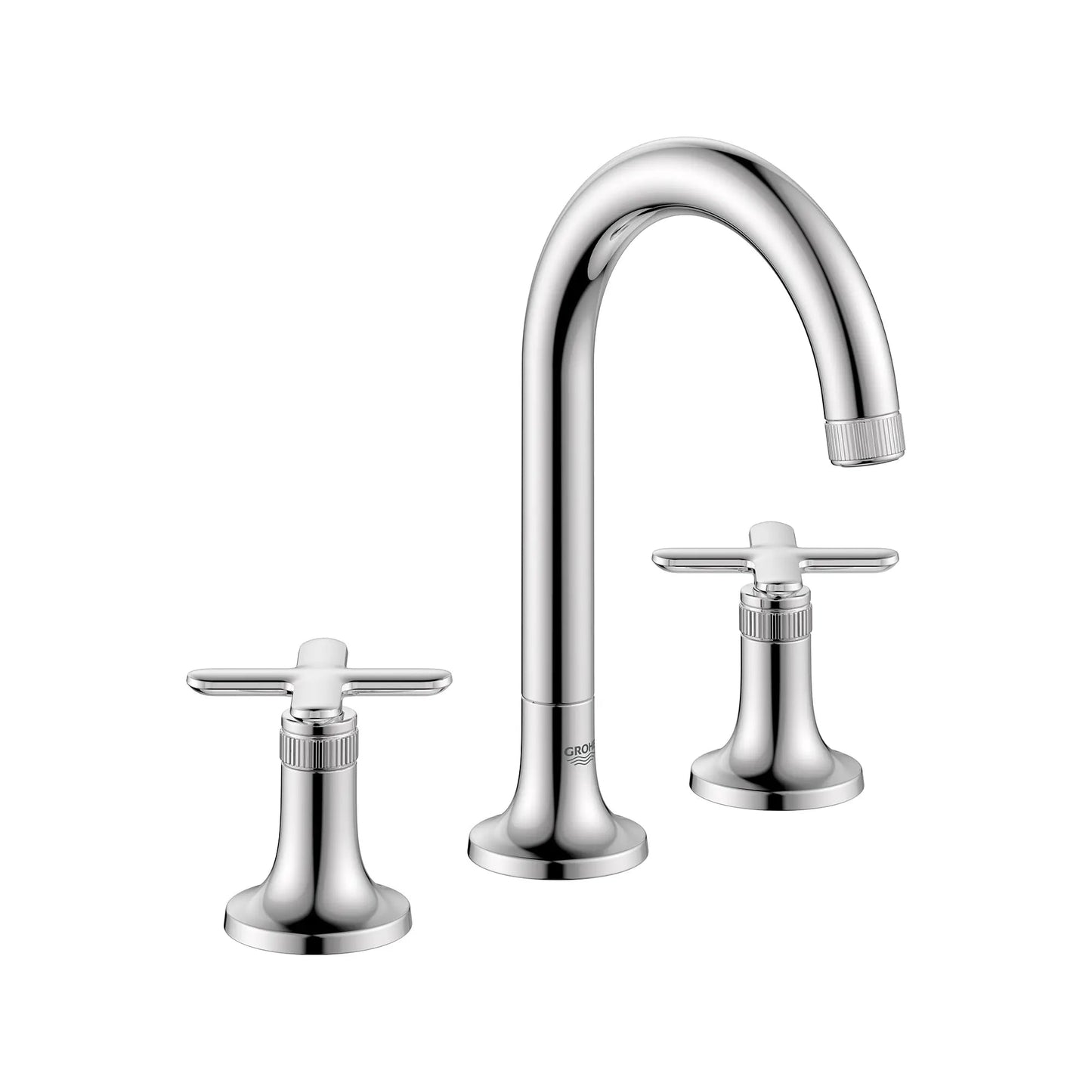 Grohe Listra 1.2 GPM Deck Mount Widespread Star Light Chrome Faucet