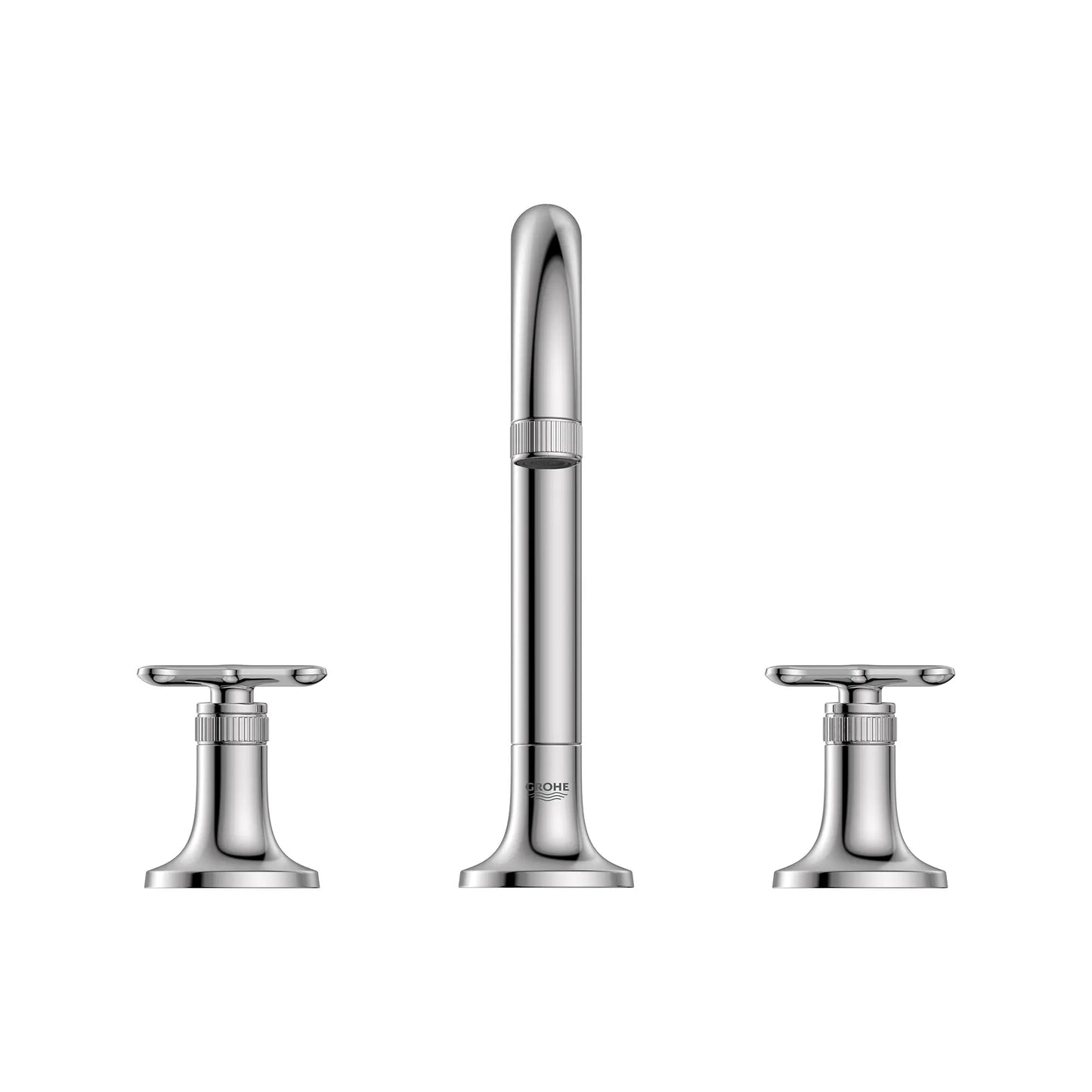 Grohe Listra 1.2 GPM Deck Mount Widespread Star Light Chrome Faucet