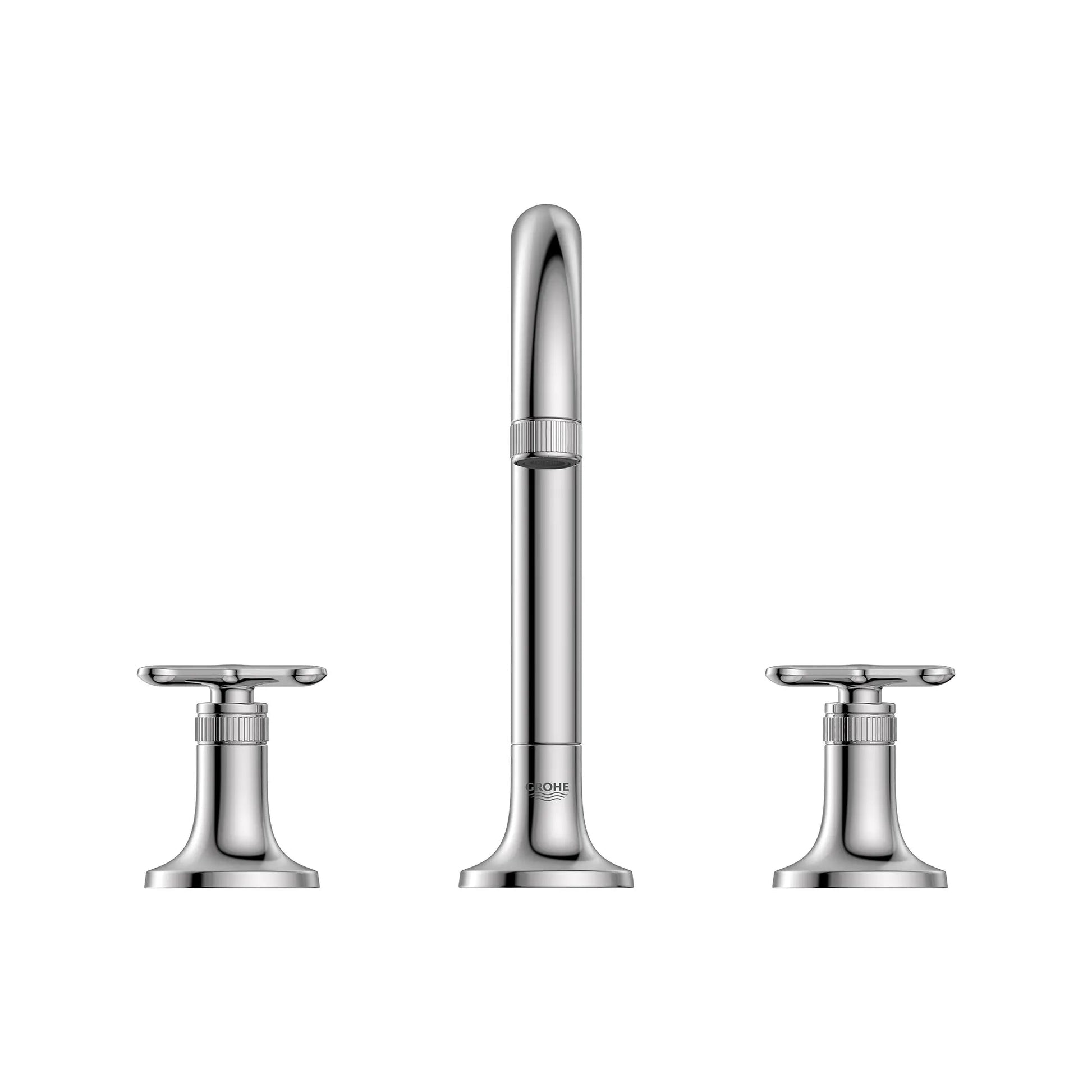 Grohe Listra 1.2 GPM Deck Mount Widespread Star Light Chrome Faucet