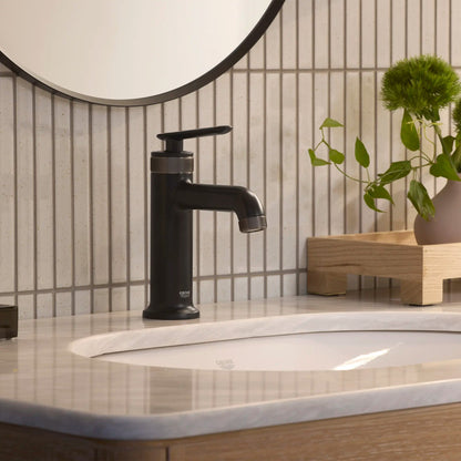 Grohe Listra 1.2 GPM Single Handle Matte Black Infinity Finish Faucet