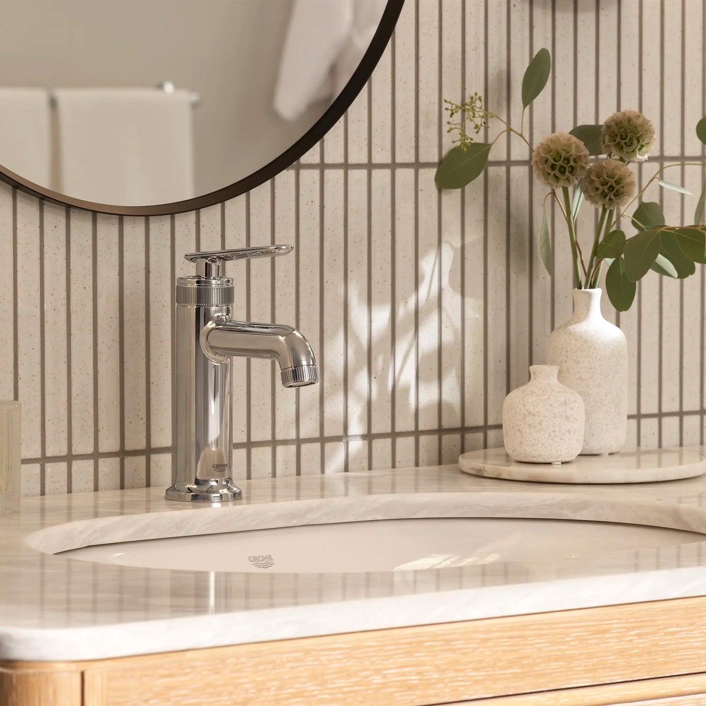 Grohe Listra 1.2 GPM Single Handle Star Light Chrome Finish Faucet