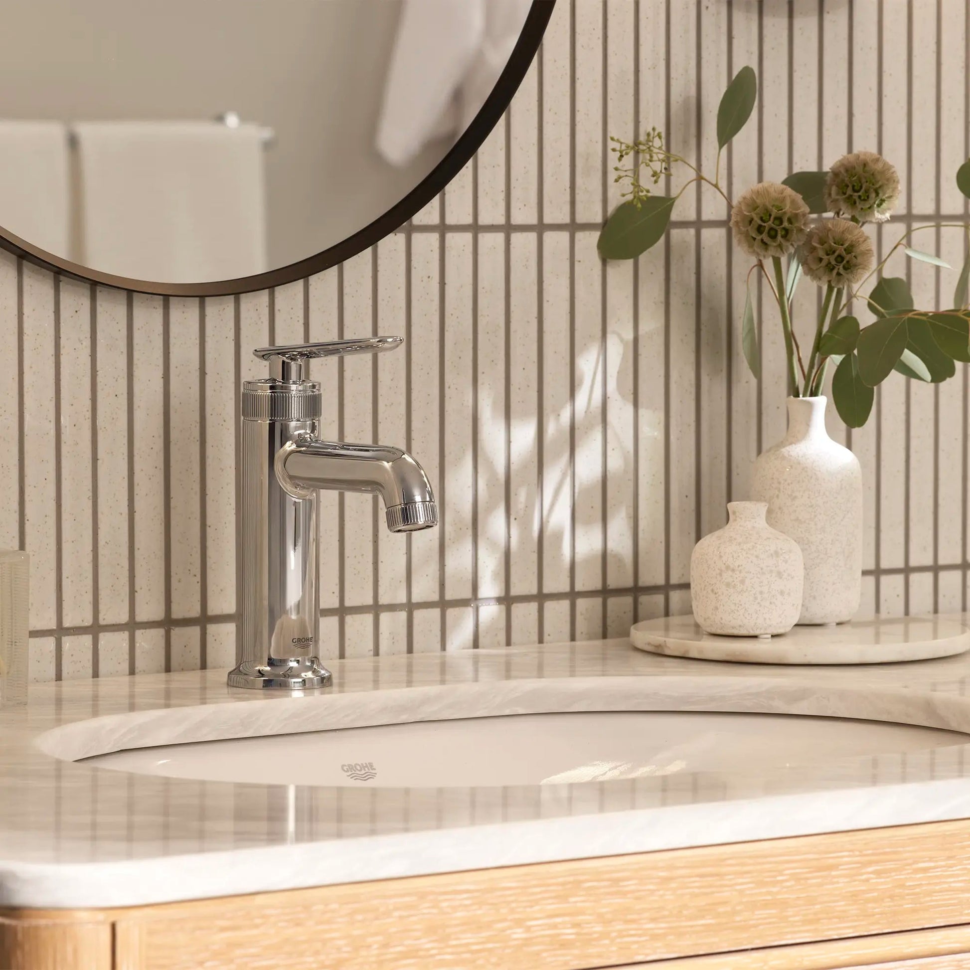 Grohe Listra 1.2 GPM Single Handle Star Light Chrome Finish Faucet
