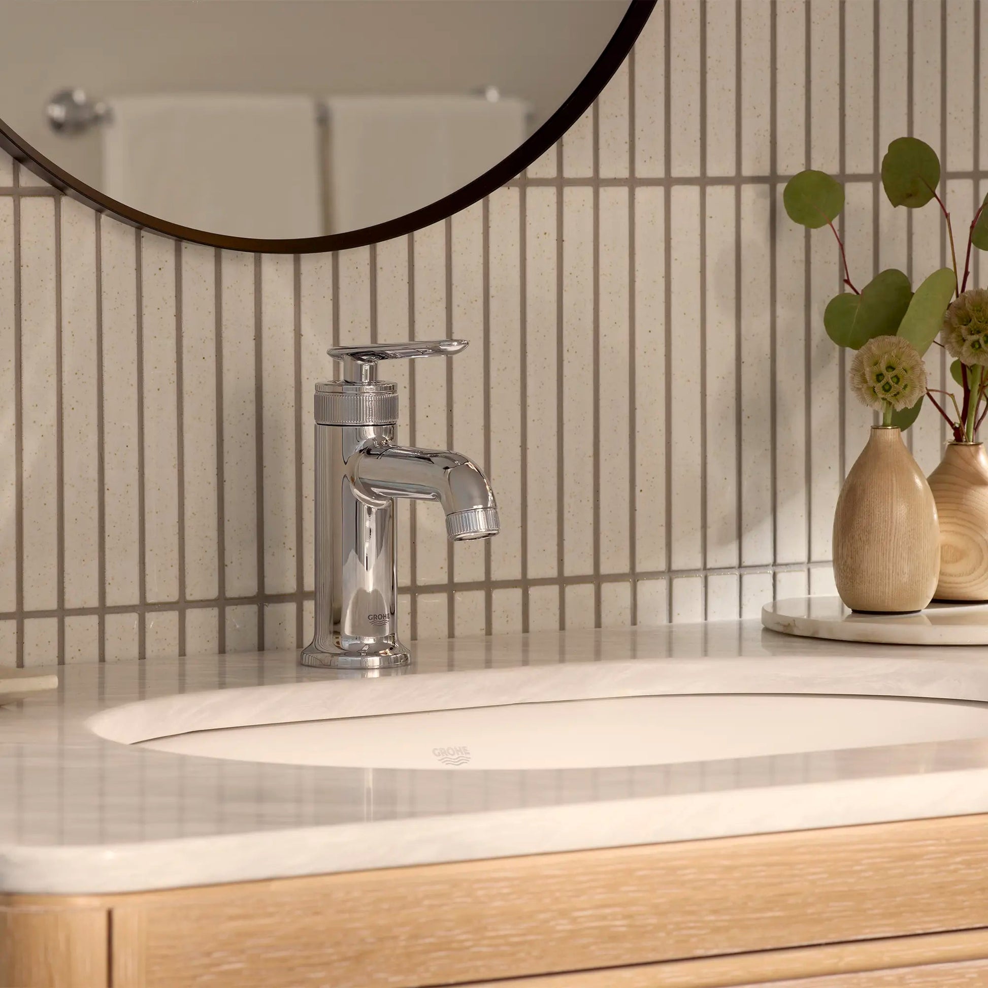 Grohe Listra 1.2 GPM Single Hole Single-Handle StarLight Chrome Faucet
