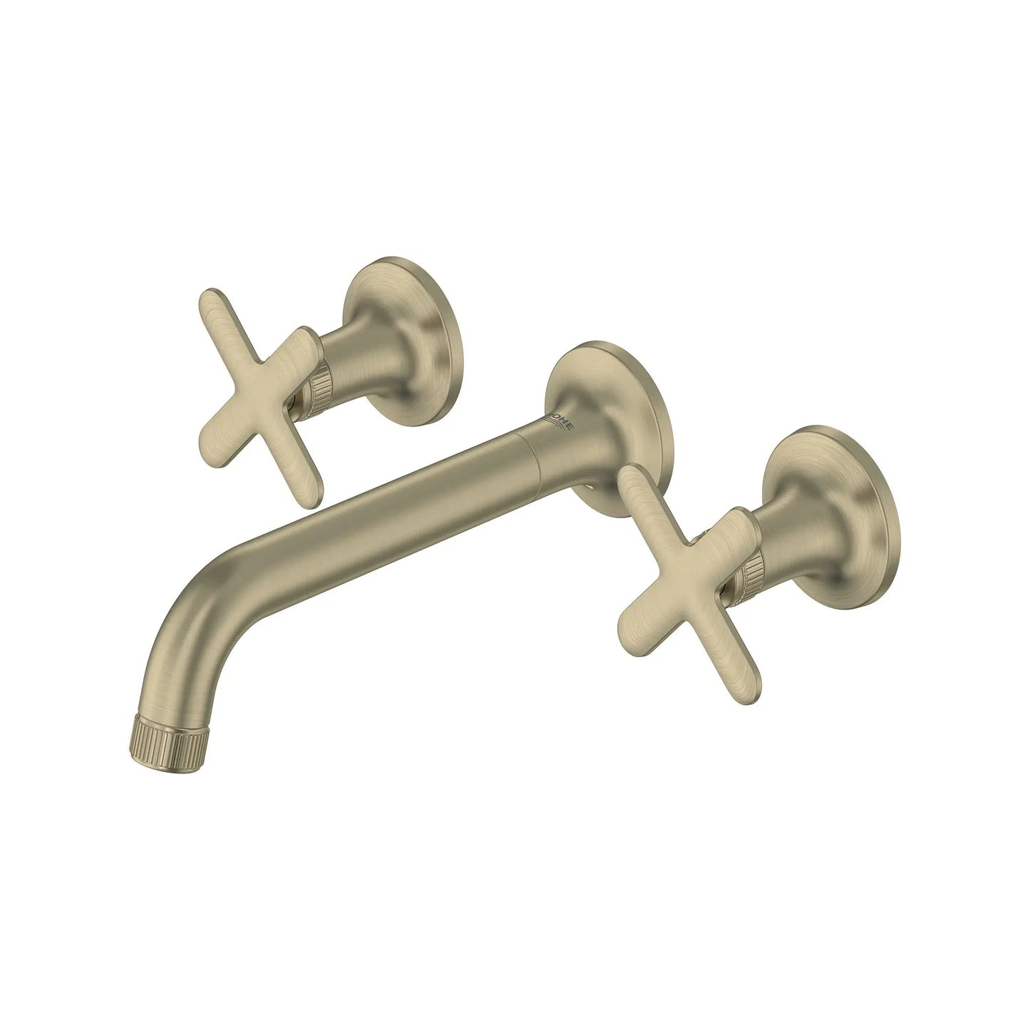 Grohe Listra 1.2 GPM Wall Mount Widespread Brushed Nickel Infinity Finish Faucet