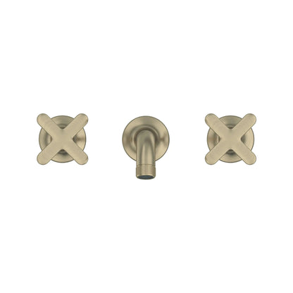 Grohe Listra 1.2 GPM Wall Mount Widespread Brushed Nickel Infinity Finish Faucet