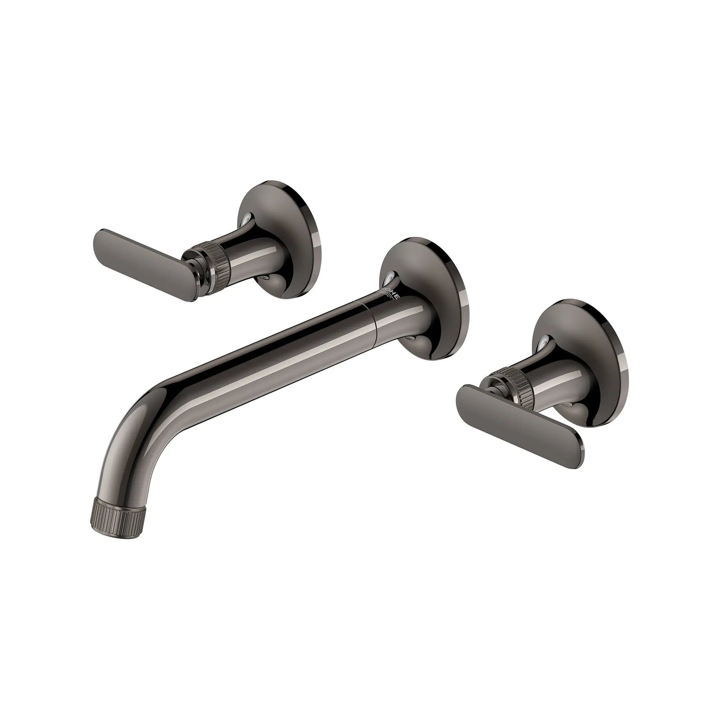 Grohe Listra 1.2 GPM Wall Mount Widespread Hard Graphite Finish Faucet