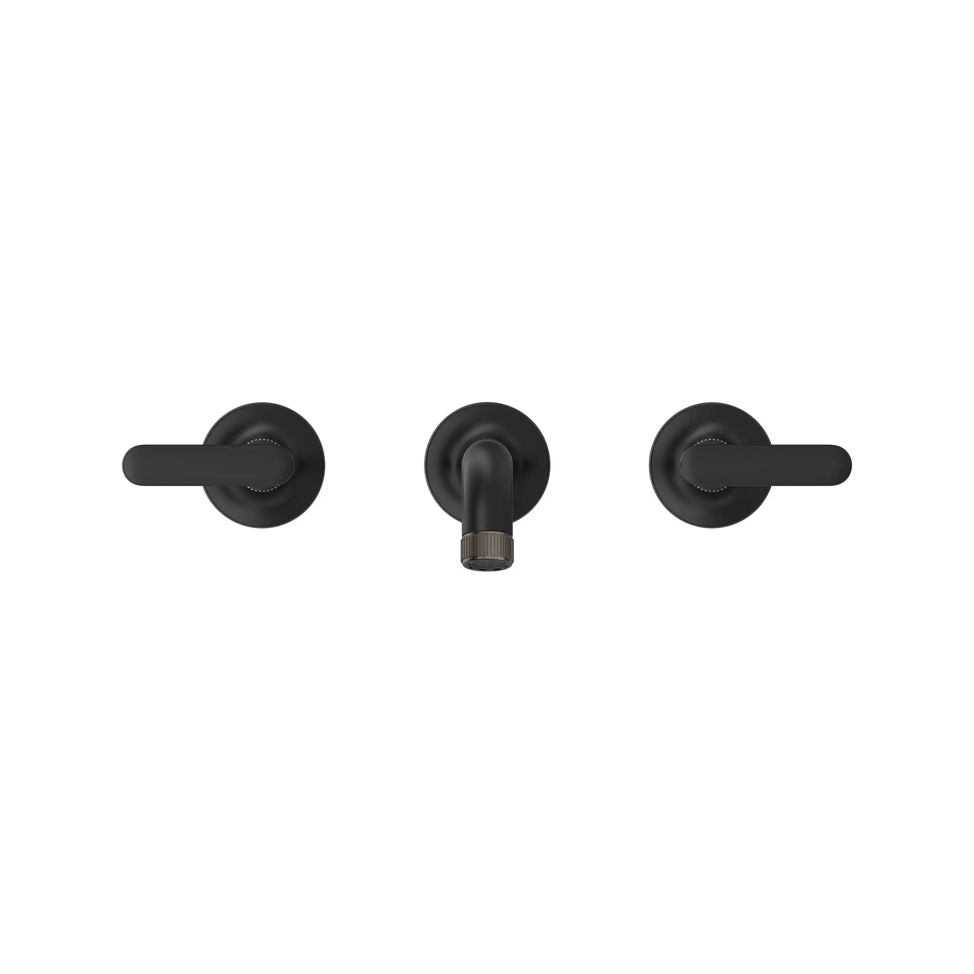 Grohe Listra 1.2 GPM Wall Mount Widespread Matte Black Infinity Finish Faucet