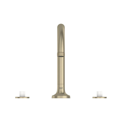 Grohe Listra 3-Hole Deck Mount Brushed Nickel Infinity Roman Tub Filler
