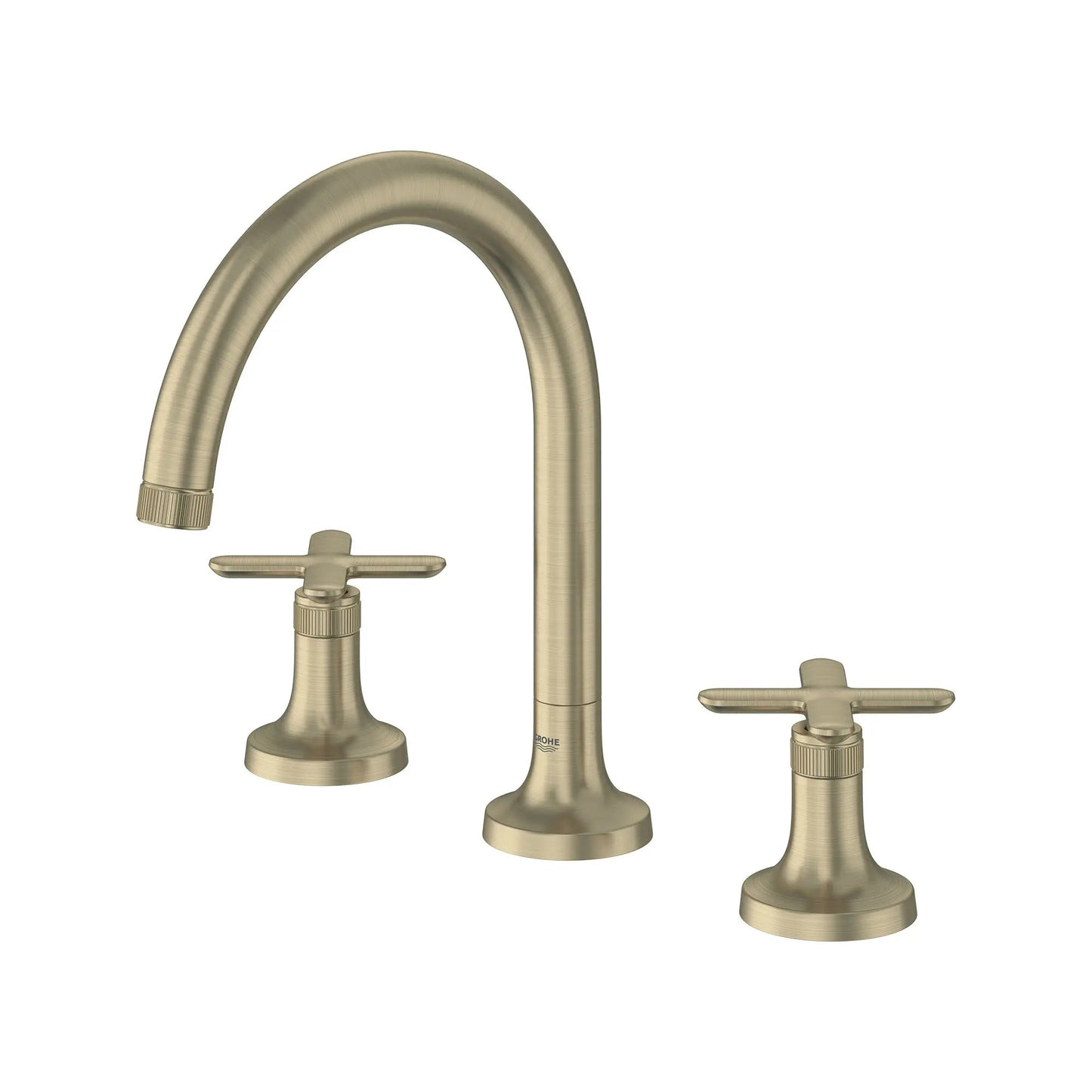 Grohe Listra 3-Hole Deck Mount Brushed Nickel Infinity Roman Tub Filler