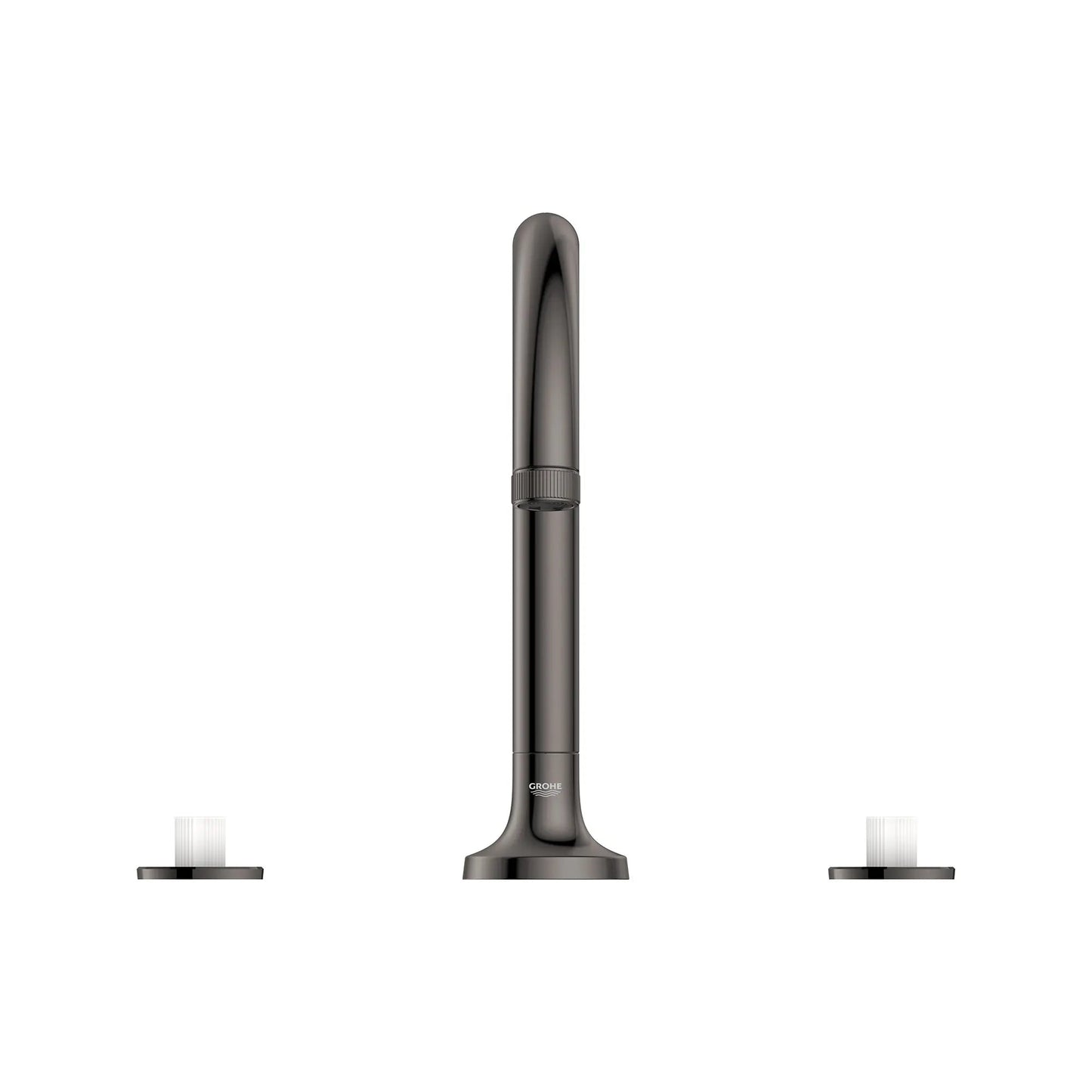 Grohe Listra 3-Hole Deck Mount Hard Graphite Roman Tub Filler