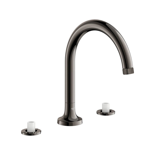 Grohe Listra 3-Hole Deck Mount Hard Graphite Roman Tub Filler