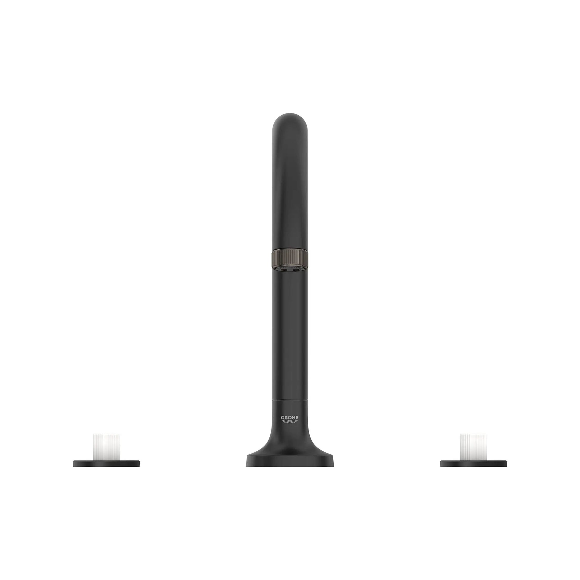 Grohe Listra 3-Hole Deck Mount Matte Black Roman Tub Filler