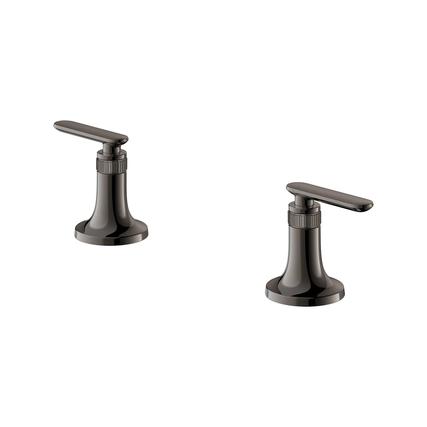 Grohe Listra Hard Graphite Lever Handles For Sink Faucet (Pair)