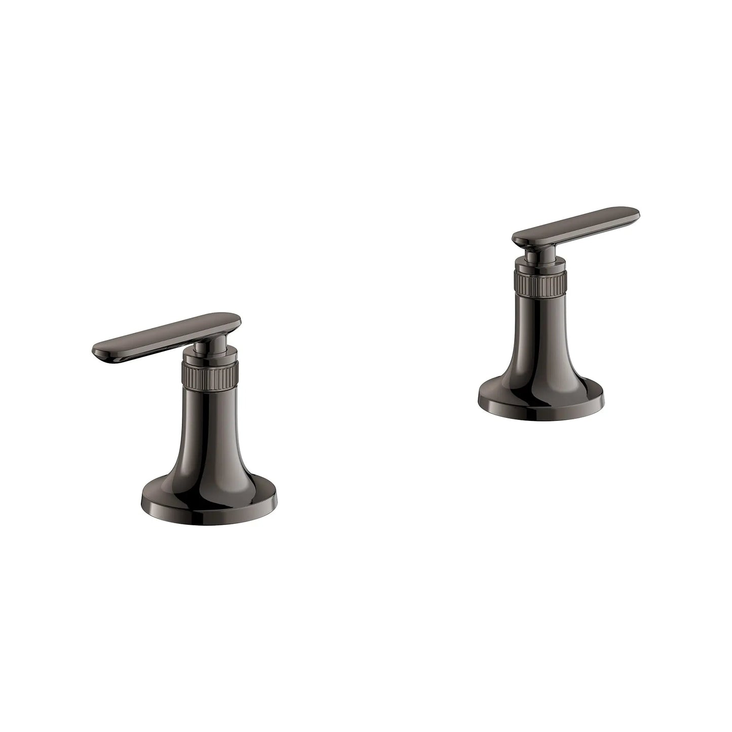 Grohe Listra Hard Graphite Lever Handles For Sink Faucet (Pair)