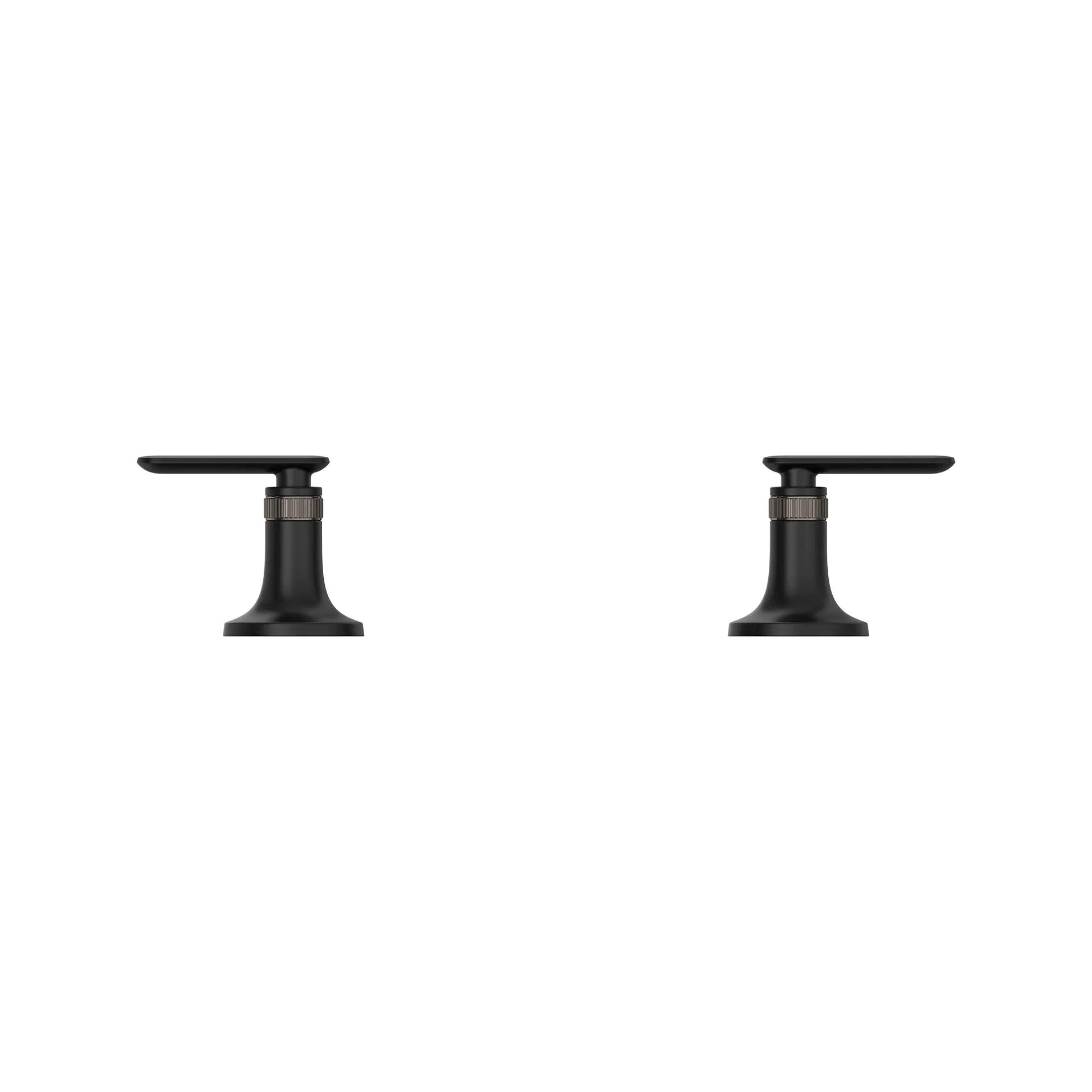 Grohe Listra Matte Black Lever Handles For Sink Faucet (Pair)