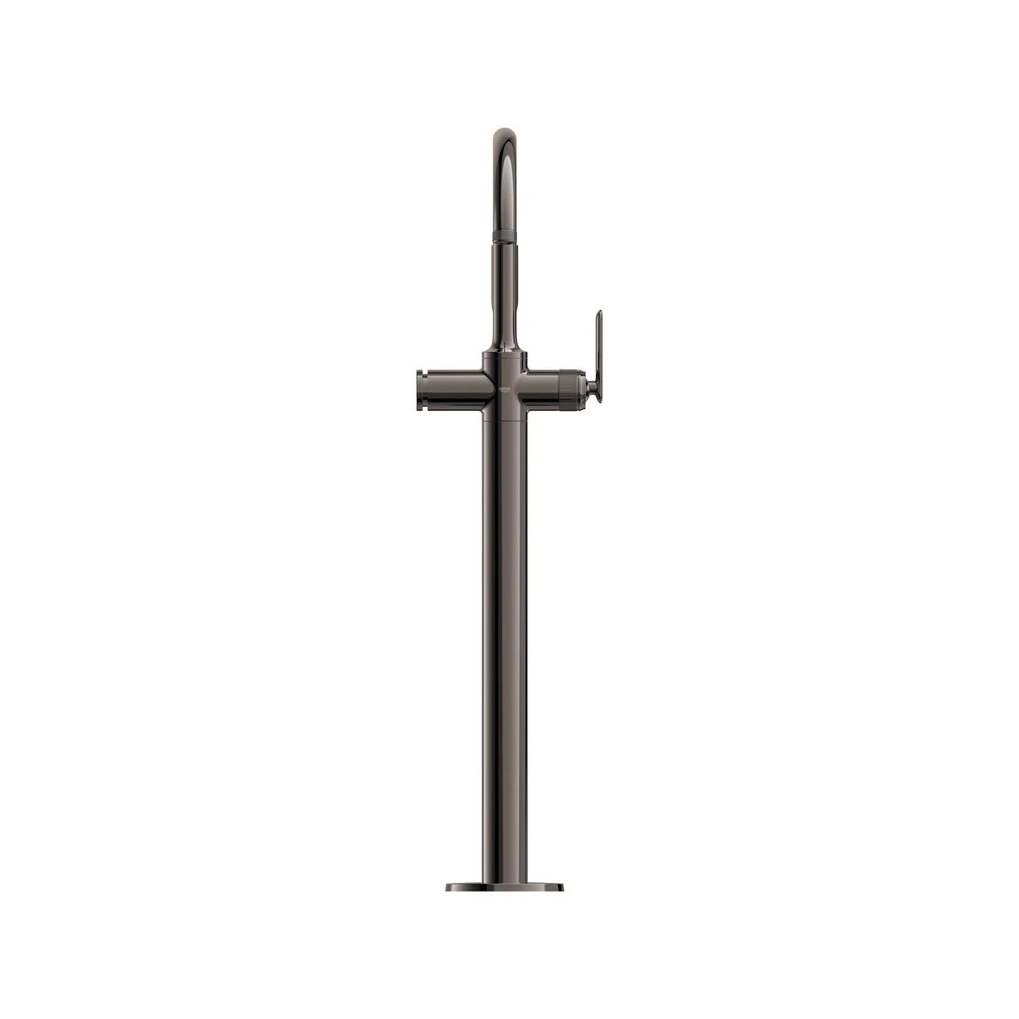 Grohe Listra Single-Handle Freestanding Hard Graphite Tub Faucet With 1.75 GPM Hand Shower