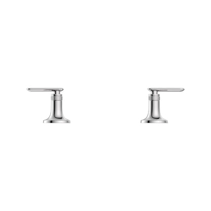 Grohe Listra StarLight Chrome Lever Handles For Sink Faucet (Pair)