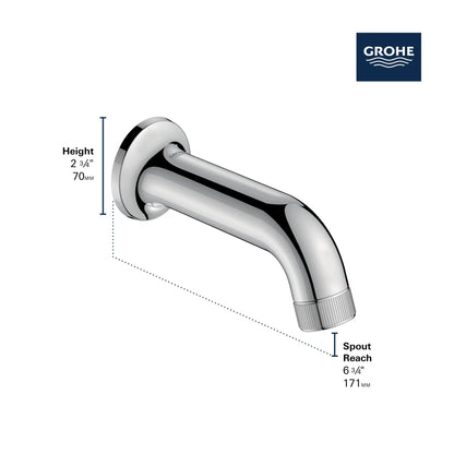 Grohe Listra StarLight Chrome Tub Spout