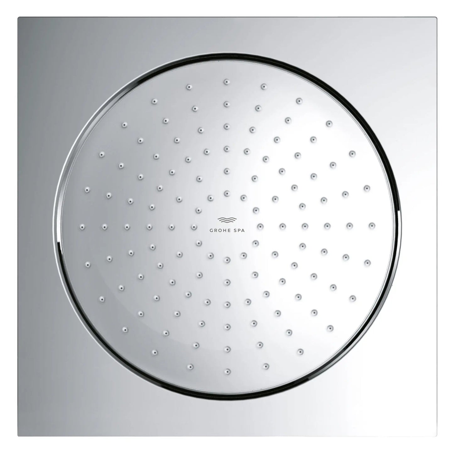 Grohe Rainshower 10" 1-Spray 1.75 GPM StarLight Chrome Ceiling Shower Head