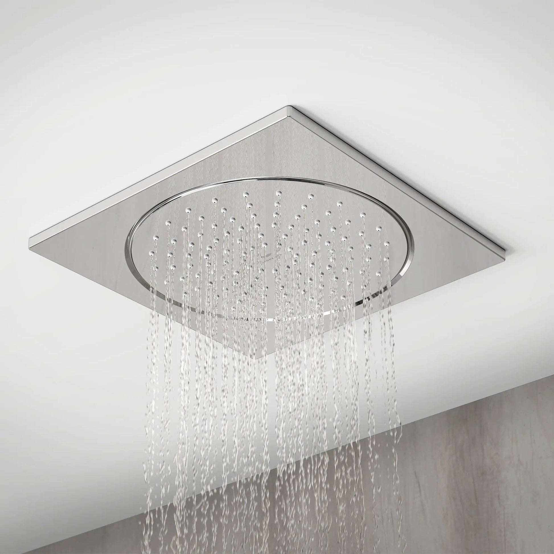Grohe Rainshower 10" 1-Spray 1.75 GPM StarLight Chrome Ceiling Shower Head