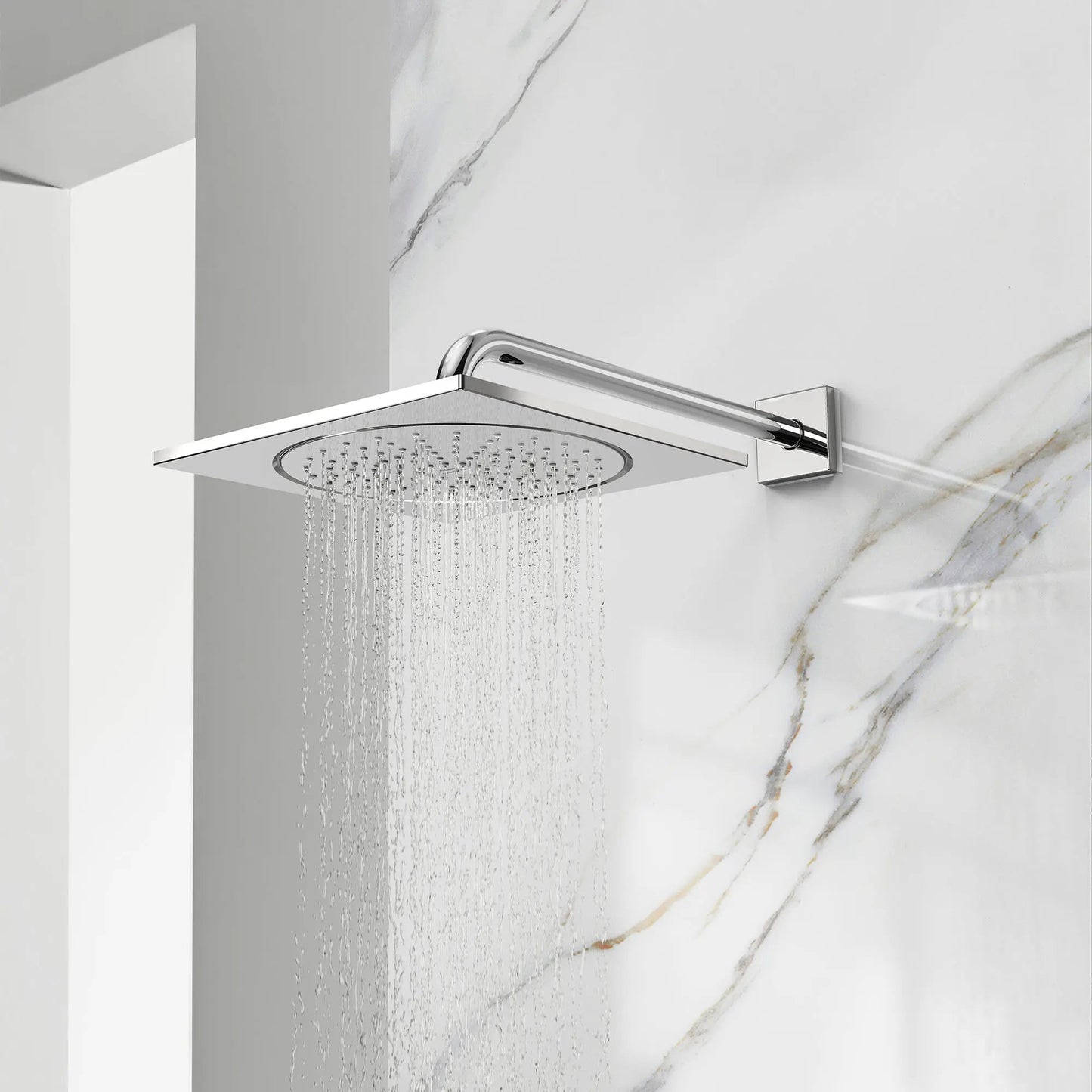 Grohe Rainshower 10" 1-Spray 2.5 GPM StarLight Chrome Shower Head