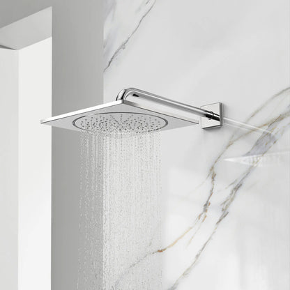 Grohe Rainshower 10" 1-Spray 2.5 GPM StarLight Chrome Shower Head