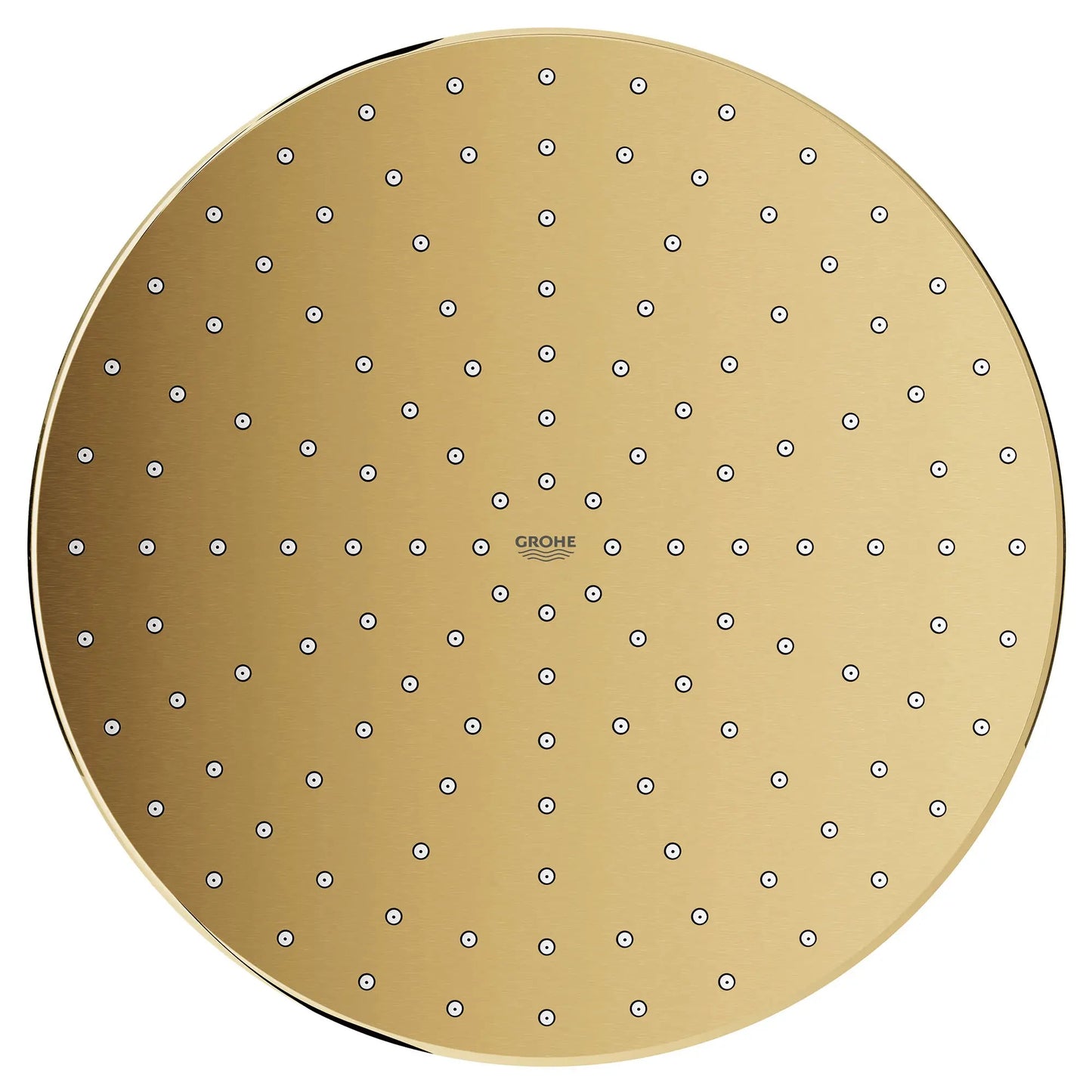 Grohe Rainshower™ 12" 1 Spray 1.75 GPM Brushed Cool Sunrise Mono Shower Head