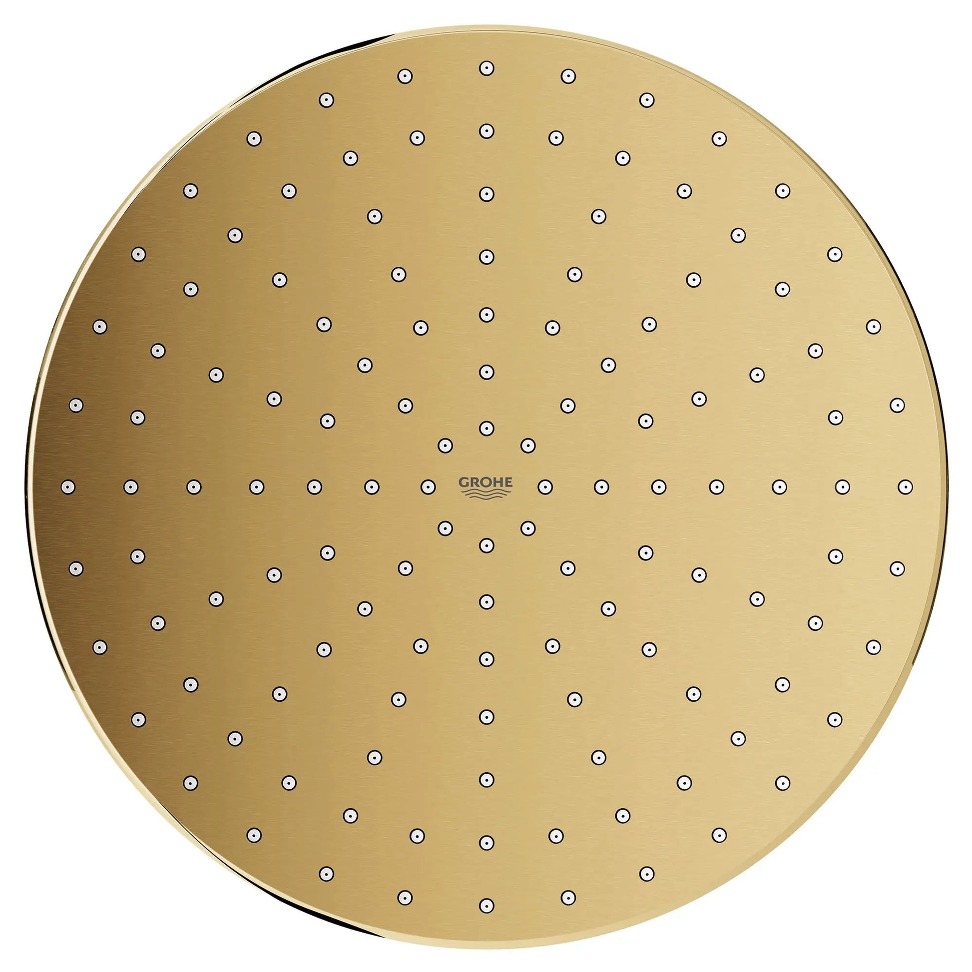 Grohe Rainshower™ 12" 1 Spray 1.75 GPM Brushed Cool Sunrise Mono Shower Head