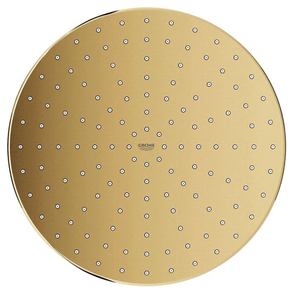 Grohe Rainshower™ 12" 1 Spray 1.75 GPM Brushed Cool Sunrise Mono Shower Head