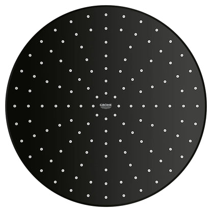 Grohe Rainshower™ 12" 1 Spray 1.75 GPM Matte Black Mono Shower Head