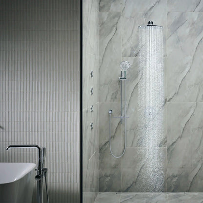 Grohe Rainshower™ 12" 1 Spray 1.75 GPM StarLight Chrome Mono Shower Head