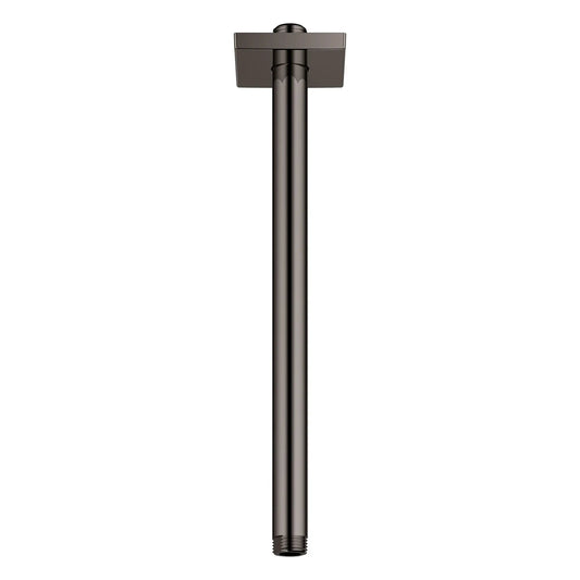 Grohe Rainshower™ 12" Hard Graphite Square Flange Ceiling Shower Arm