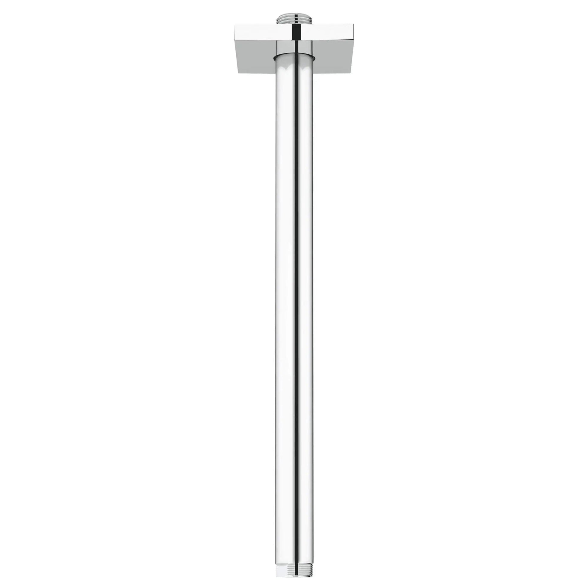 Grohe Rainshower™ 12" StarLight Chrome Square Flange Ceiling Shower Arm