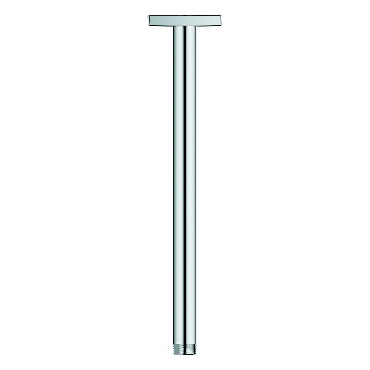 Grohe Rainshower™ 12" StarLight Chrome Square Flange Ceiling Shower Arm