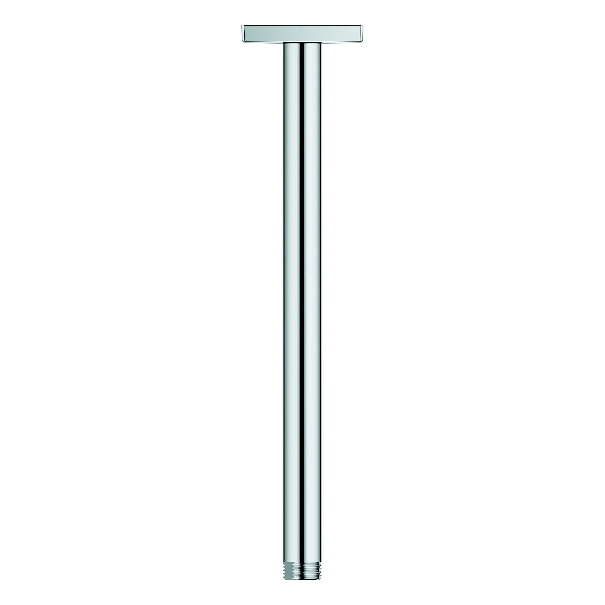 Grohe Rainshower™ 12" StarLight Chrome Square Flange Ceiling Shower Arm