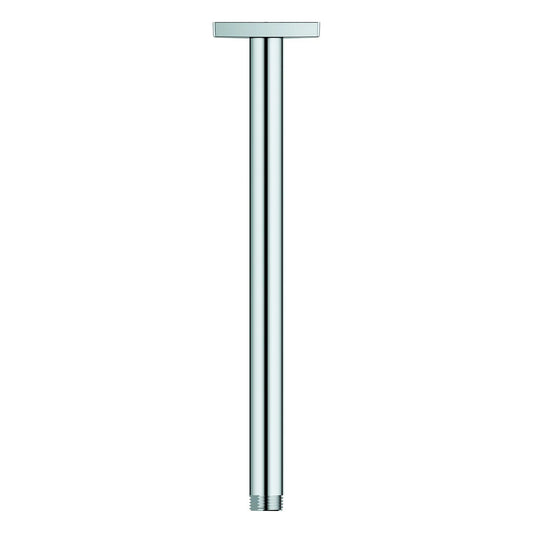 Grohe Rainshower™ 12" StarLight Chrome Square Flange Ceiling Shower Arm