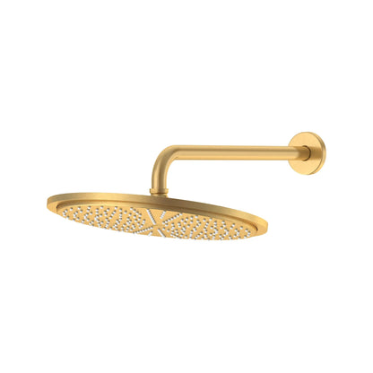 Grohe Rainshower™ 15" Brushed Cool Sunrise Round Flange Shower Arm