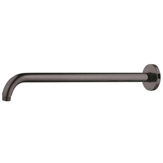 Grohe Rainshower™ 15" Hard Graphite Round Flange Shower Arm