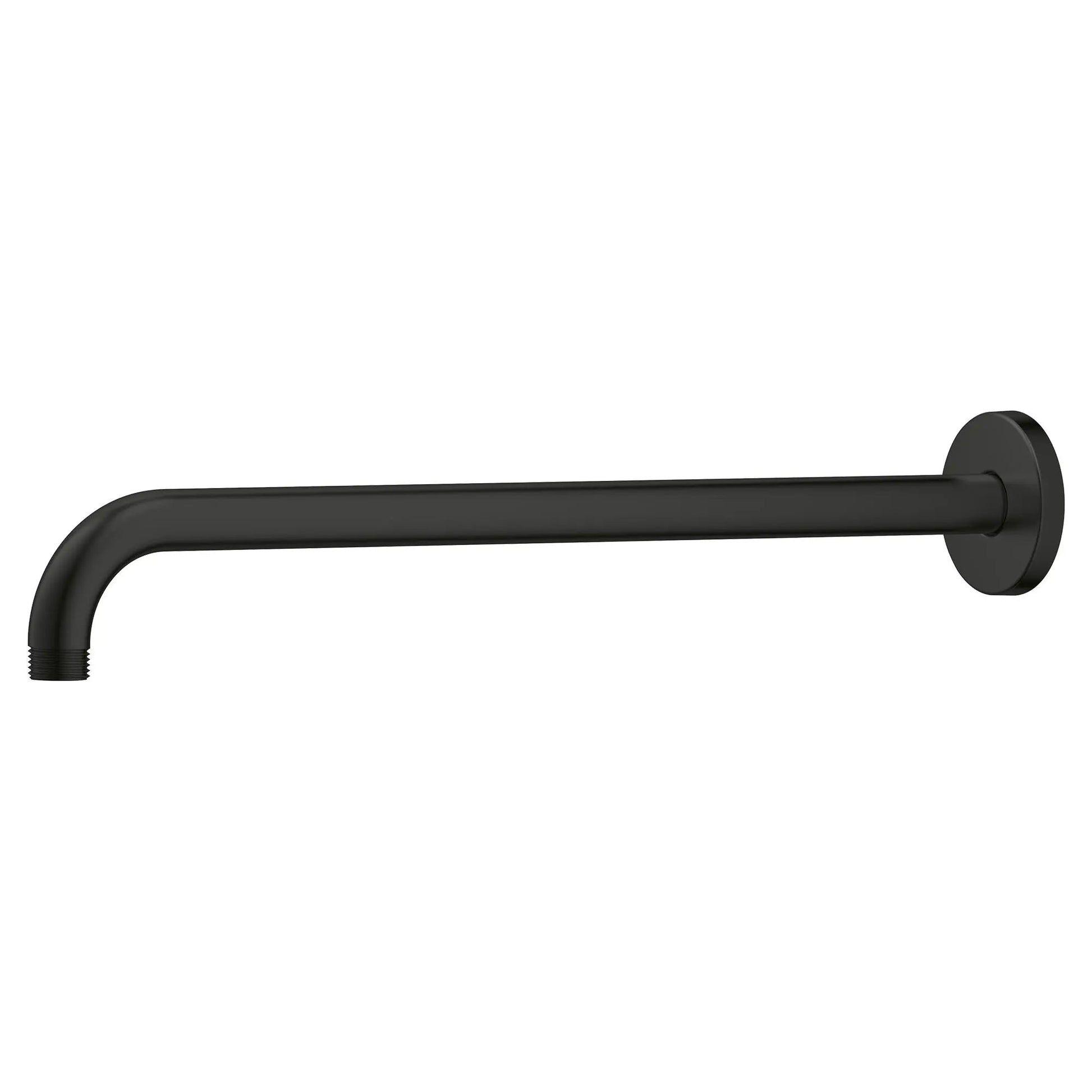 Grohe Rainshower™ 15" Matte Black Round Flange Shower Arm