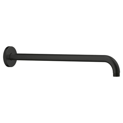 Grohe Rainshower™ 15" Matte Black Round Flange Shower Arm