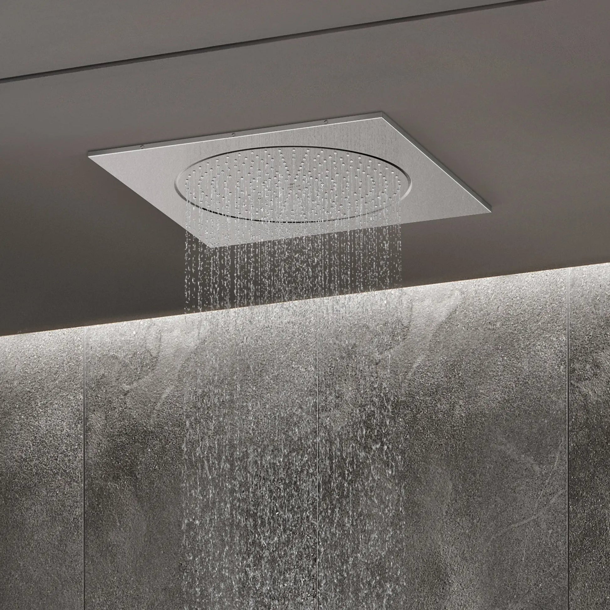 Grohe Rainshower 20" 1-Spray 1.75 GPM StarLight Chrome Ceiling Shower Head