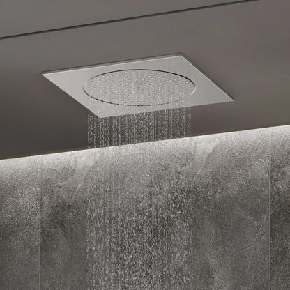 Grohe Rainshower 20" 1-Spray 1.75 GPM StarLight Chrome Ceiling Shower Head