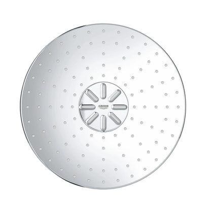 Grohe Rainshower™ 310 Smartconnect 12" 2-Spray 1.75 GPM StarLight Chrome Shower Head With Remote
