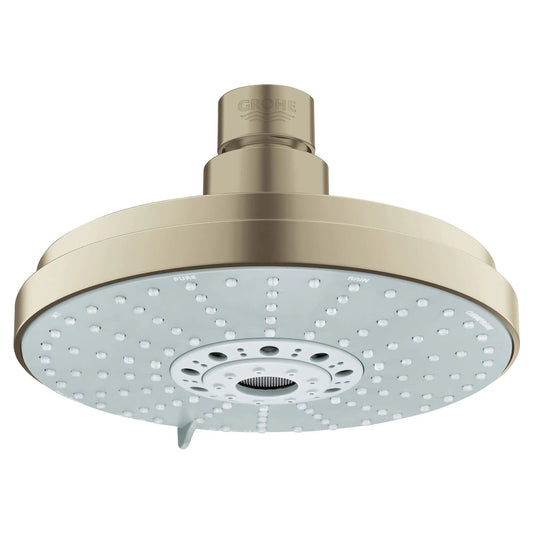 Grohe Rainshower™ 6" 4 Sprays 2.5 GPM Brushed Nickel 160 Shower Head