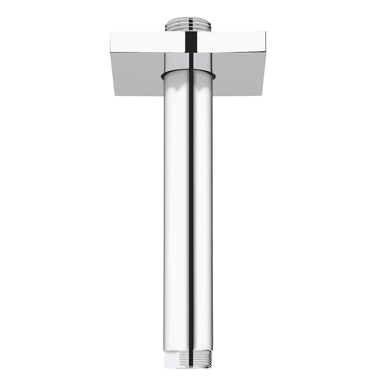 Grohe Rainshower™ 6" StarLight Chrome Ceiling Shower Arm With Square Flange
