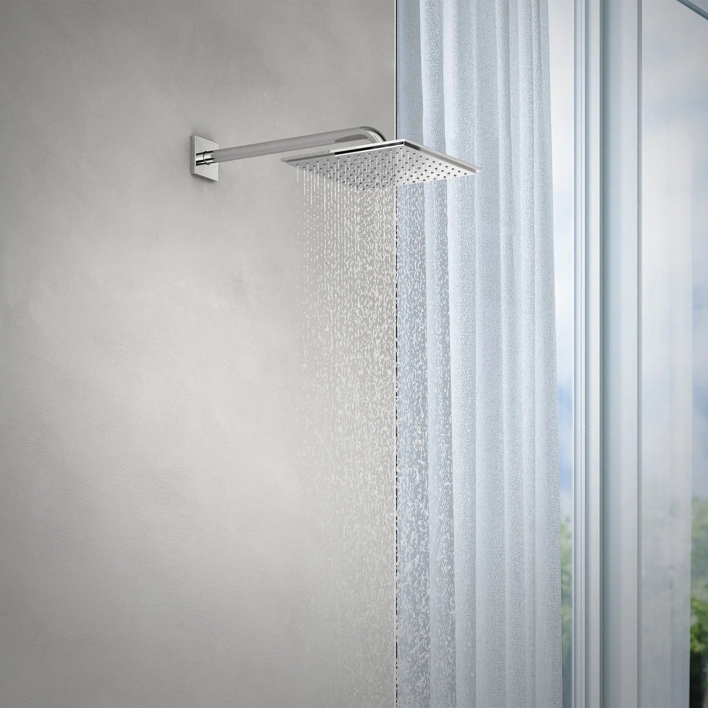 Grohe Rainshower Allure 9" 1-Spray 1.75 GPM StarLight Chrome 230 Shower Head