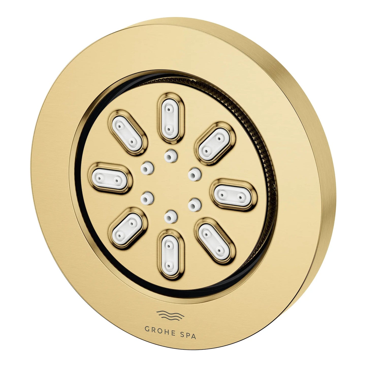Grohe Rainshower Aqua 0.9 GPM 2-Spray Round Brushed Cool Sunrise Body Spray